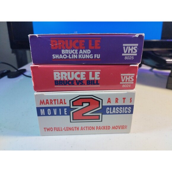 Brucesploitation Kung Fu Movie VHS Lot Of 4 - Starring Bruce Le & Steven Lee - Picture 3 of 6
